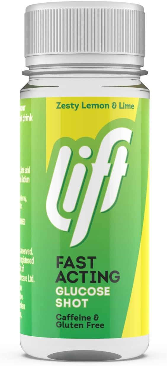 Lift | Fast-Acting Glucose Energy Juice Shots | Lemon & Lime | 12 Pack of 60 ml Bottles-0