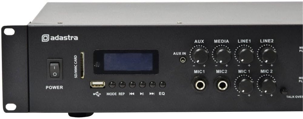 Adastra | Dual Stereo Amplifier With Bluetooth & Media Player | 4 x 200W-5