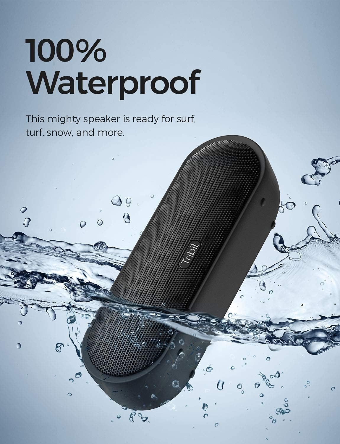 Tribit Upgraded Bluetooth Speaker MaxSound Plus 24W Portable Wireless Speakers with Bluetooth 5.0,Type C,Exceptional XBass,Audiobook EQ,IPX7 Waterproof,20-Hour Playtime,100ft Bluetooth Range-4