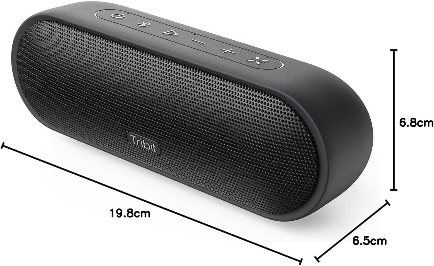 Tribit Upgraded Bluetooth Speaker MaxSound Plus 24W Portable Wireless Speakers with Bluetooth 5.0,Type C,Exceptional XBass,Audiobook EQ,IPX7 Waterproof,20-Hour Playtime,100ft Bluetooth Range-7