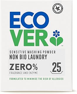 Ecover Zero Non Bio Washing Powder Sensitive Skin 25 Wash (1.8kg)