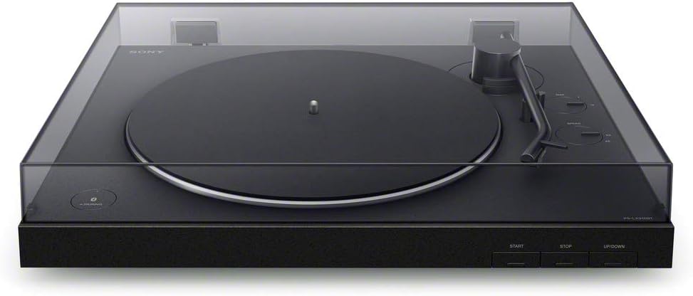 Sony PS-LX310BT Bluetooth Turntable with built-in Phono Pre-Amp, 2 speeds and 3 gain modes, Black-0