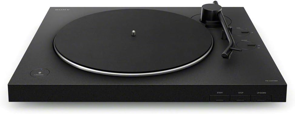 Sony PS-LX310BT Bluetooth Turntable with built-in Phono Pre-Amp, 2 speeds and 3 gain modes, Black-1