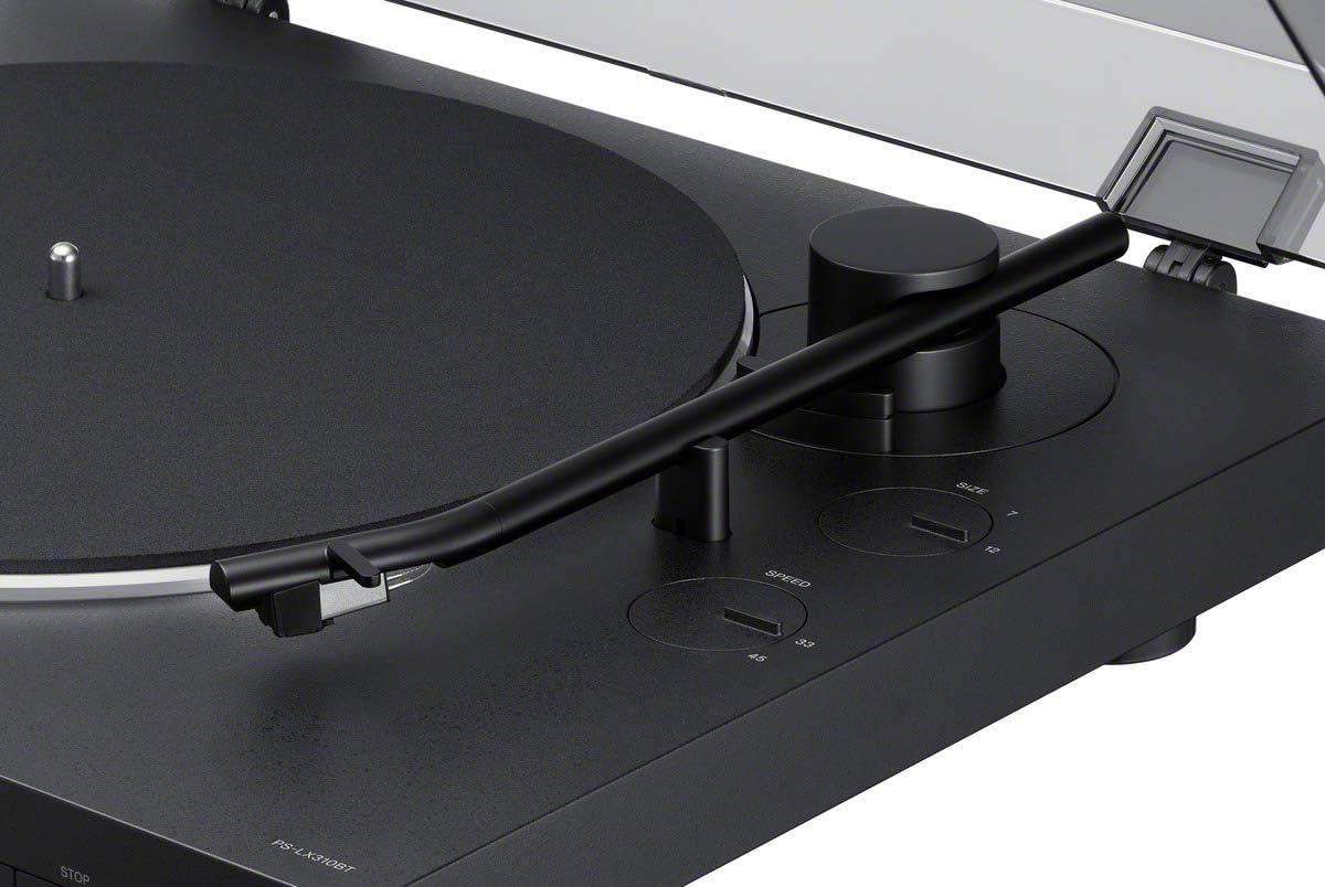 Sony PS-LX310BT Bluetooth Turntable with built-in Phono Pre-Amp, 2 speeds and 3 gain modes, Black-2