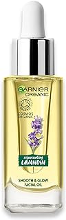 Garnier Organic Soothing Lavandin Glow Facial Oil Healthy Smooth And Glowing Skin, 30ml