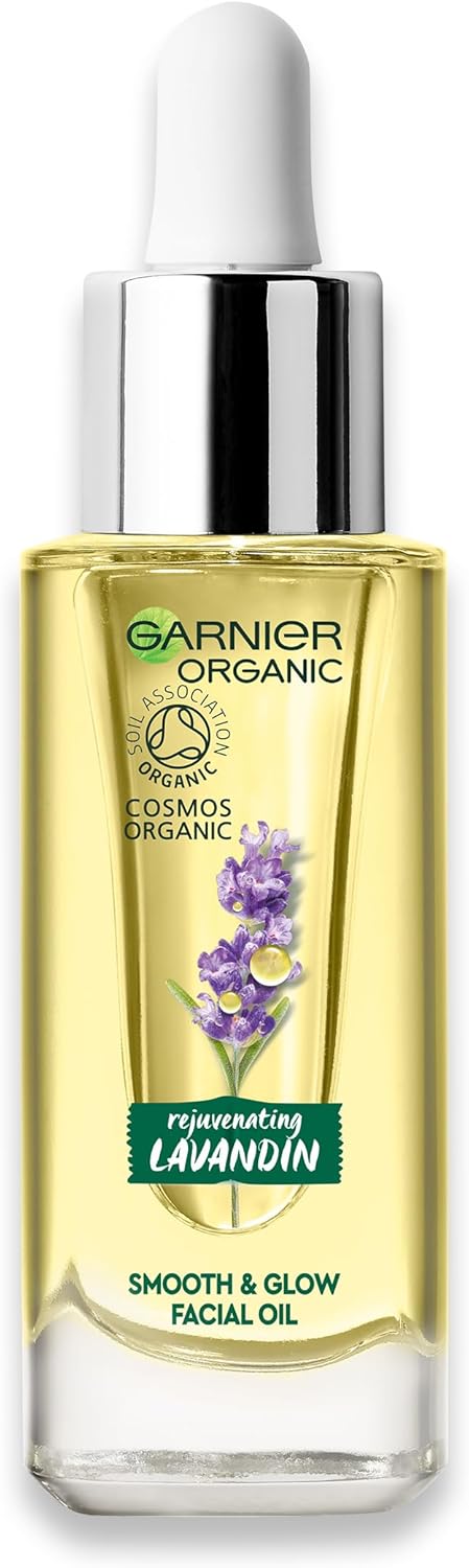 Garnier Organic Soothing Lavandin Glow Facial Oil Healthy Smooth And Glowing Skin, 30ml-0