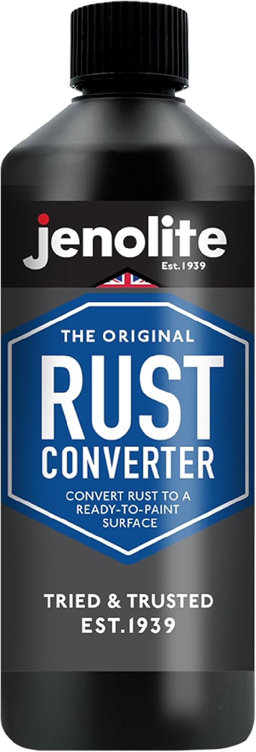 JENOLITE Rust Converter Liquid | 500ml | RUST INHIBITOR & RUST TREATMENT | Rust Remedy Rust Remover For Metal | Rust Converter for Cars | Converts Rust Into Stable, Primed & Ready-to-Paint Surface-0