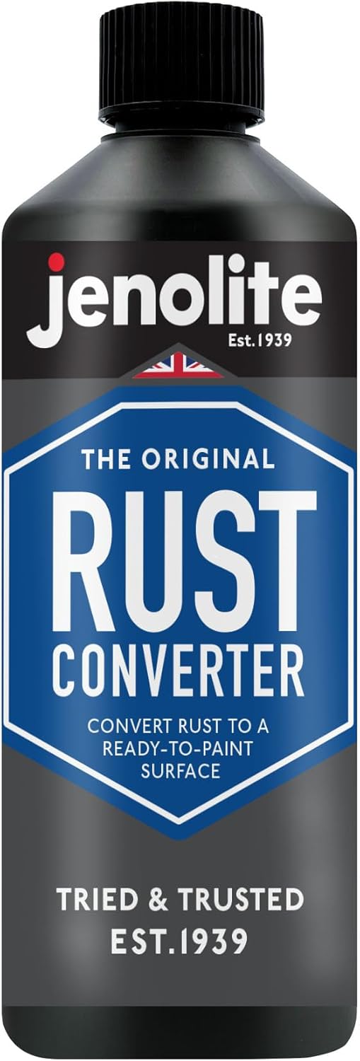 JENOLITE Rust Converter Liquid | 500ml | RUST INHIBITOR & RUST TREATMENT | Rust Remedy Rust Remover For Metal | Rust Converter for Cars | Converts Rust Into Stable, Primed & Ready-to-Paint Surface-1