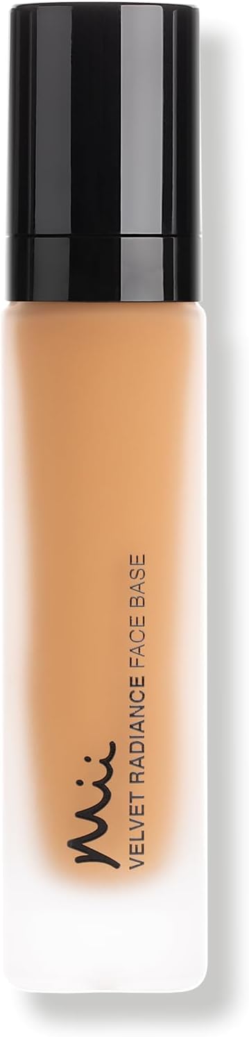 Mii Cosmetics | Satin-Finish Velvet Radiance Face Base | Weightless Radiant Medium-High Coverage Liquid Foundation |Truly 11-0