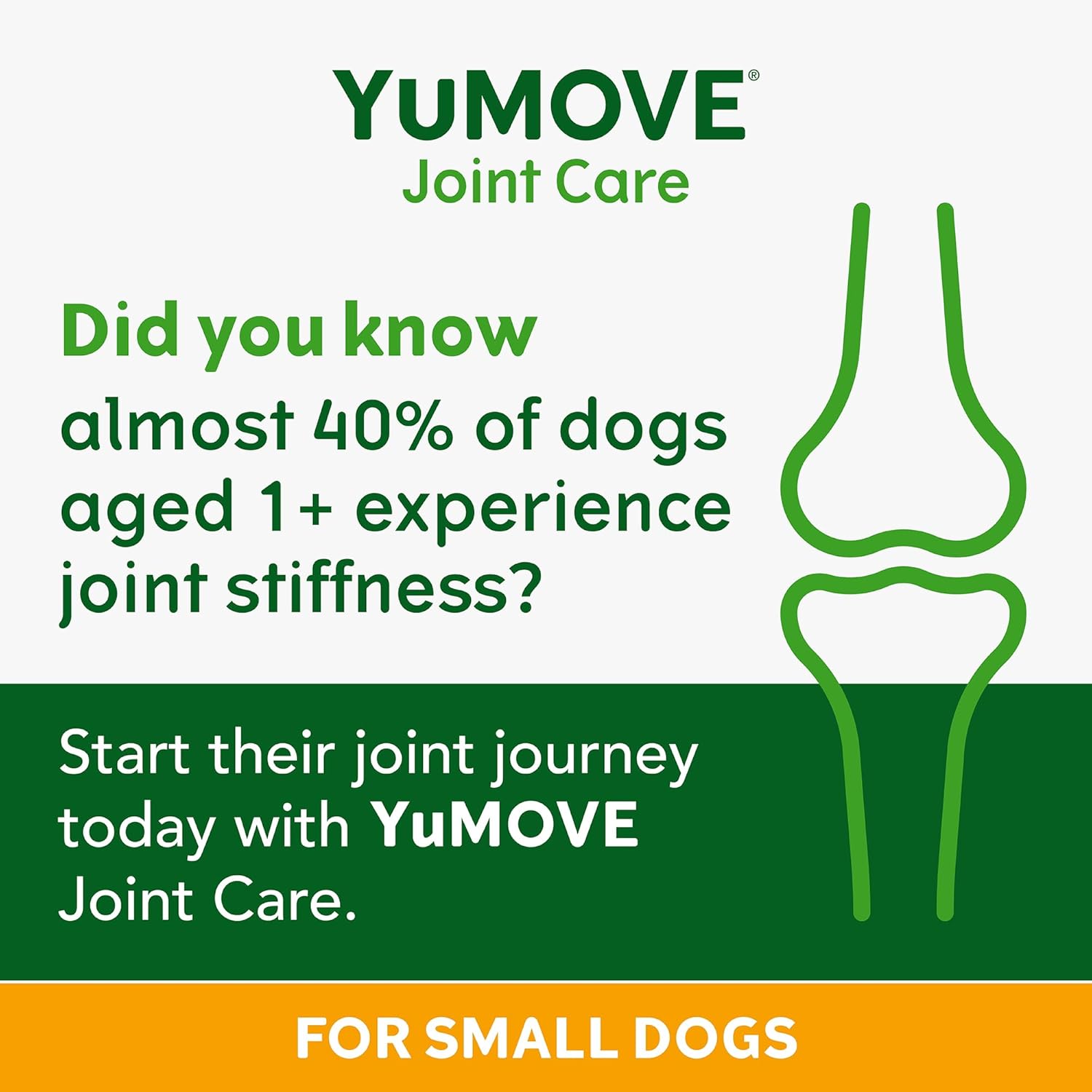 YuMOVE ONE-A-DAY Chews For Small Dogs | Joint Supplement for Stiff Dogs with Glucosamine, Chondroitin, Green Lipped Mussel | 30 Chews - 1 Month supply-1