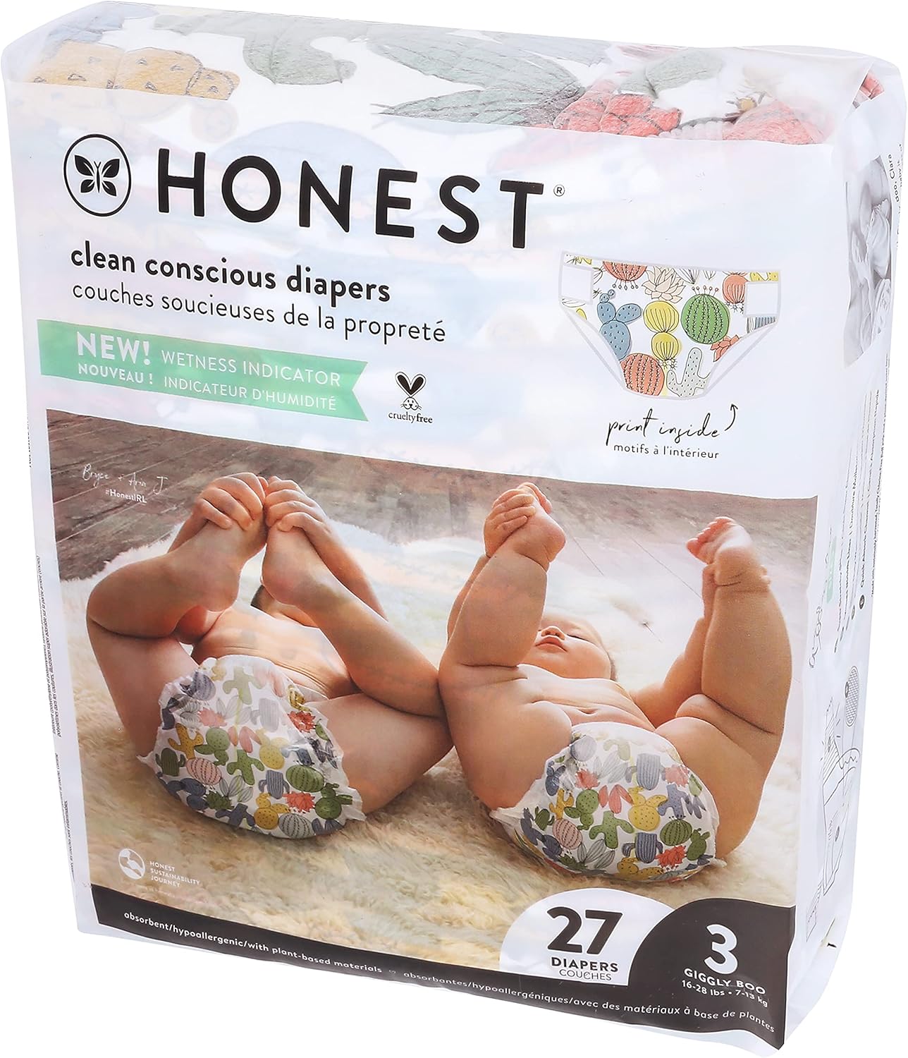 The Honest Company, Honest Diapers, Size 3, 16-28 Pounds, 27 Diapers-3