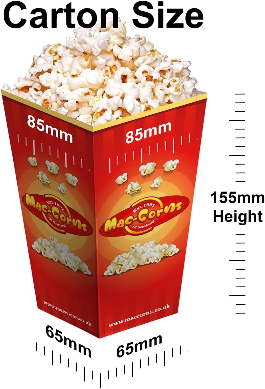 Popcorn Mega Bucket Bundle - Salted Popcorn 400g - 12 Cartons - 1 Popcorn Scoop-4