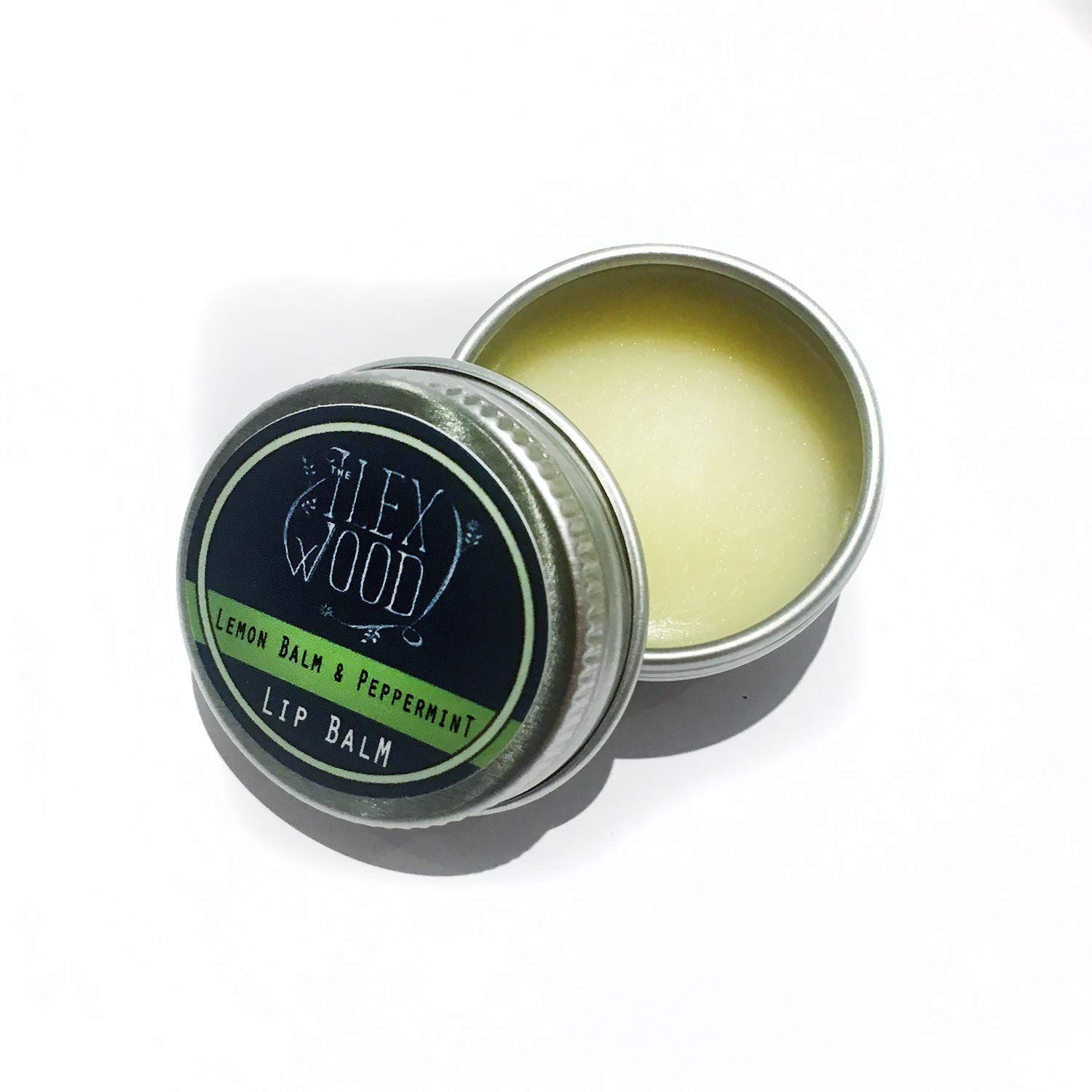 The Ilex Wood - Lemon Balm and Peppermint Lip Balm - All natural, coldsore prevention, palm oil free, cruelty free, plastic free, moisturising lip balm, handcrafted in the UK - 10ml-3