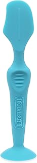 Nuby Dr. Talbots Silicone Diaper Cream Brush with Suction Base, Aqua