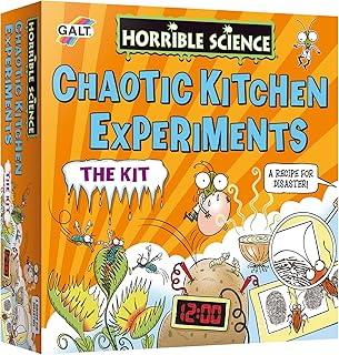 Galt Chaotic Kitchen Experiments - Horrible Science Potion Making Kit for Children - 14 Science Experiments Set, Craft Kit for Kids - Educational Science Kits For Boys and Girls Ages 8 Years Plus