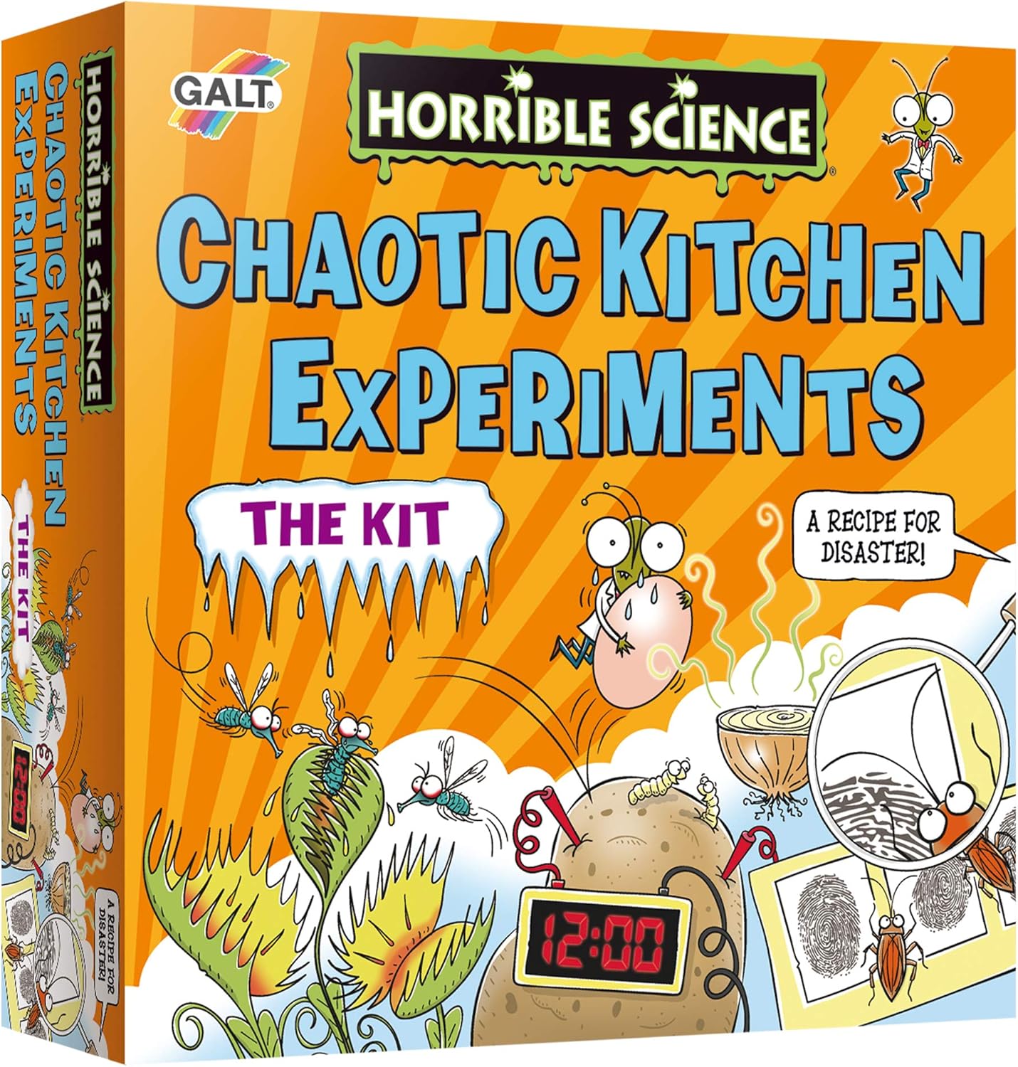 Galt Chaotic Kitchen Experiments - Horrible Science Potion Making Kit for Children - 14 Science Experiments Set, Craft Kit for Kids - Educational Science Kits For Boys and Girls Ages 8 Years Plus-0