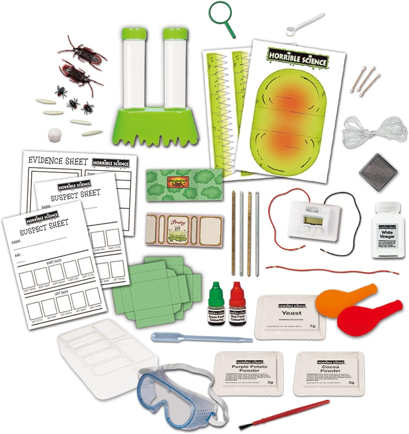 Galt Chaotic Kitchen Experiments - Horrible Science Potion Making Kit for Children - 14 Science Experiments Set, Craft Kit for Kids - Educational Science Kits For Boys and Girls Ages 8 Years Plus-2