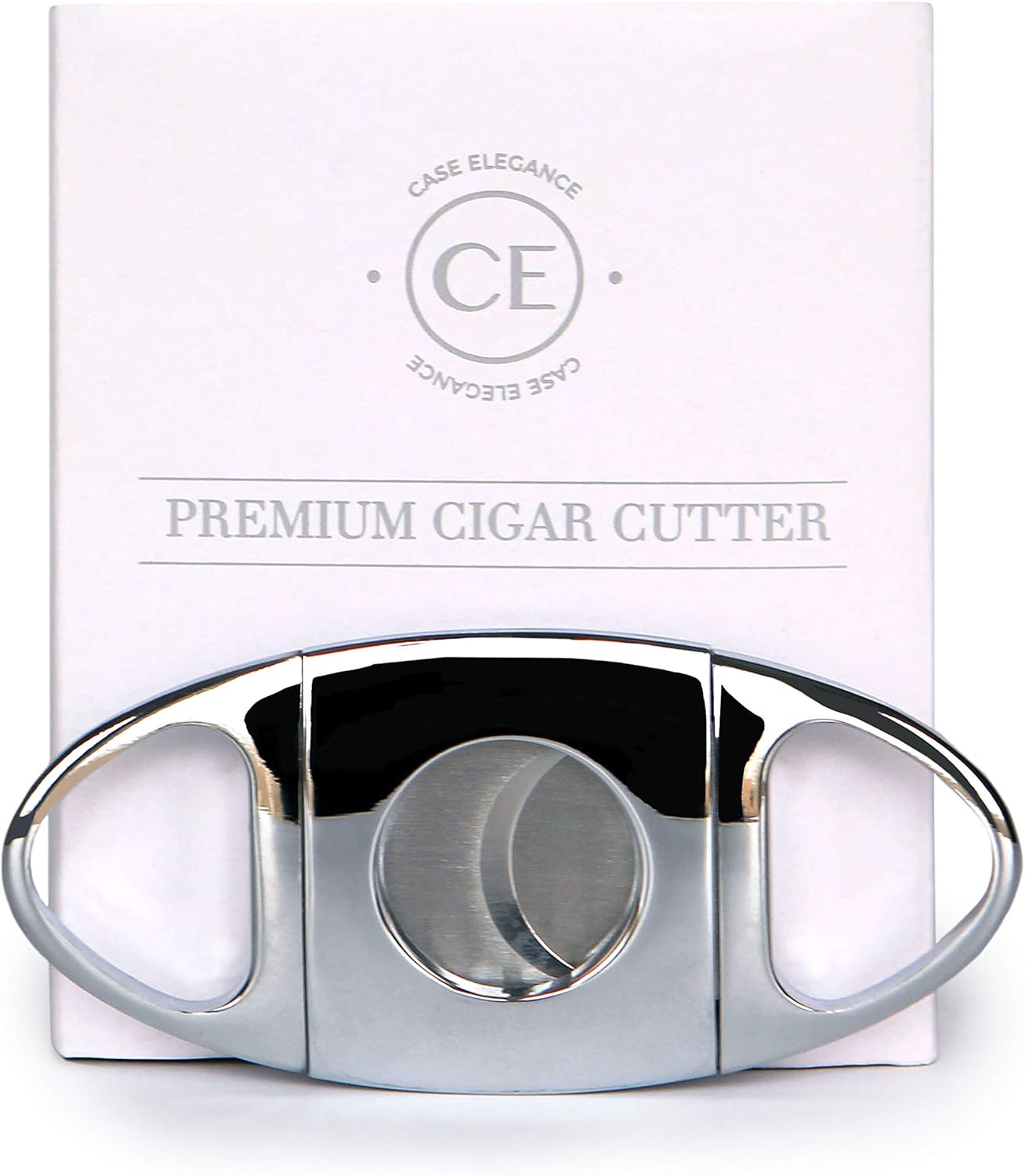 CASE ELEGANCE Classic Cigar Cutter Stainless Steel-0