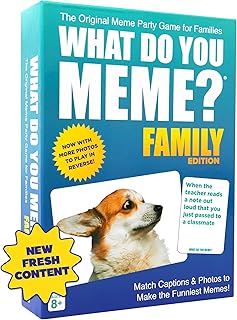 WHAT DO YOU MEME? Family Edition - The Hilarious Family Party Card Game For Meme Lovers