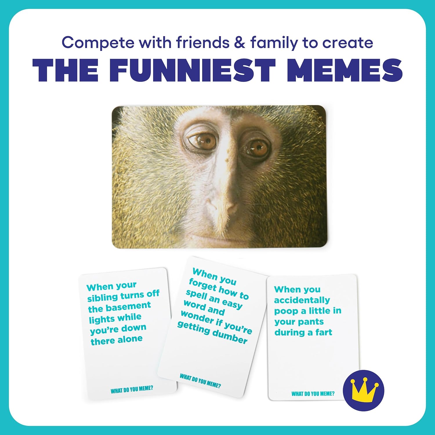 WHAT DO YOU MEME? Family Edition - The Hilarious Family Party Card Game For Meme Lovers-2