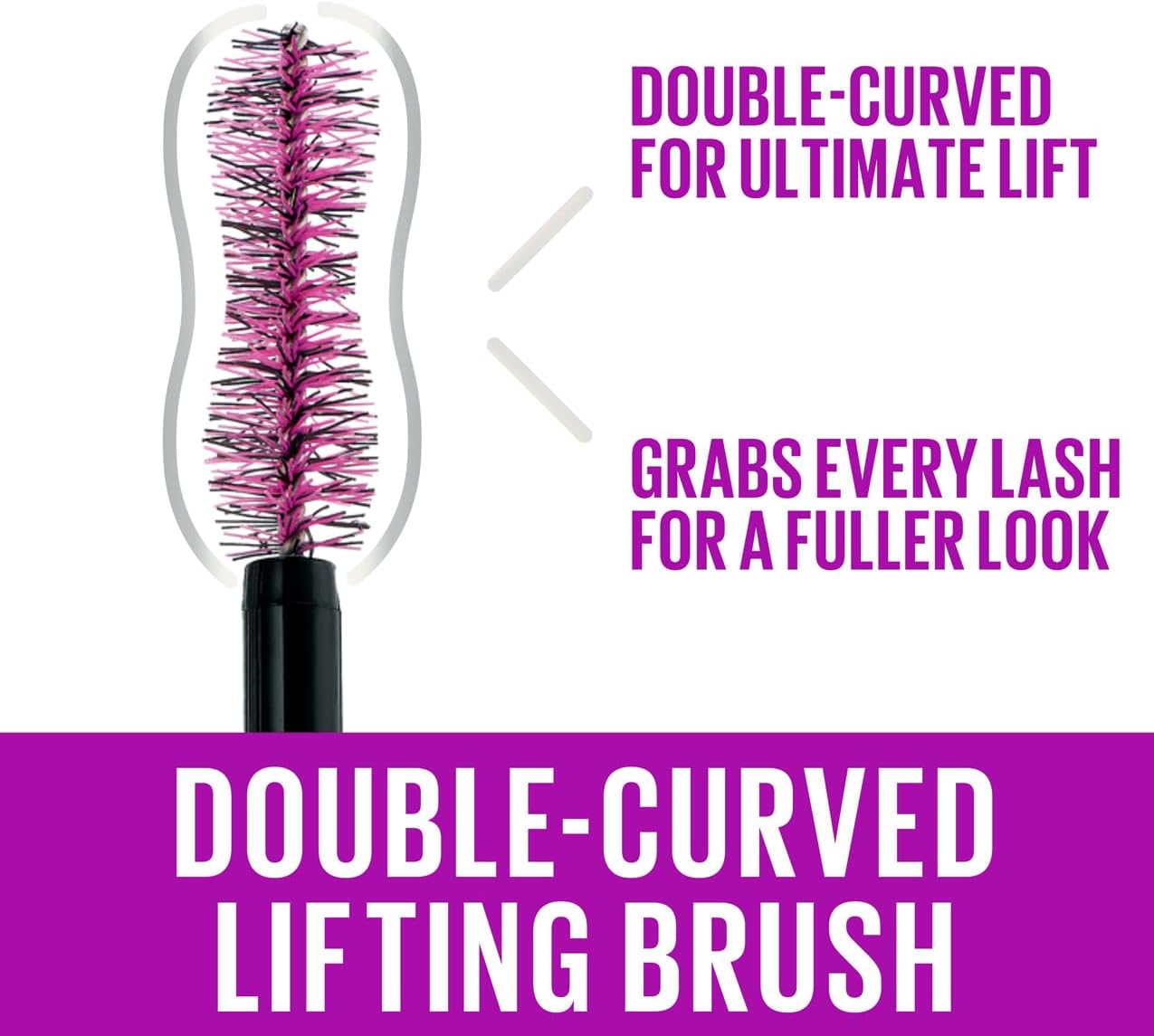 Maybelline New York False Lash Effect Mascara, The Falsies Lash Lift, Colour: Black, 9.6 ml-5