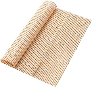 nuoshen Bamboo Rolling Mat for Sushi Japanese Style(24 * 24cm)