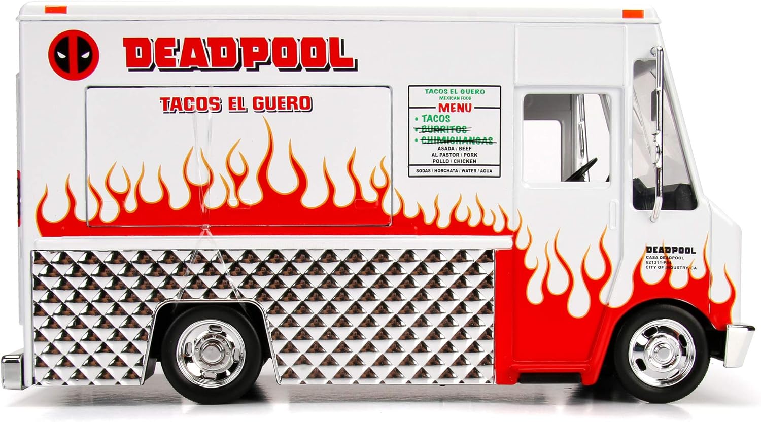 Jada 253225000 Marvel Deadpool Food Truck 1:24-13