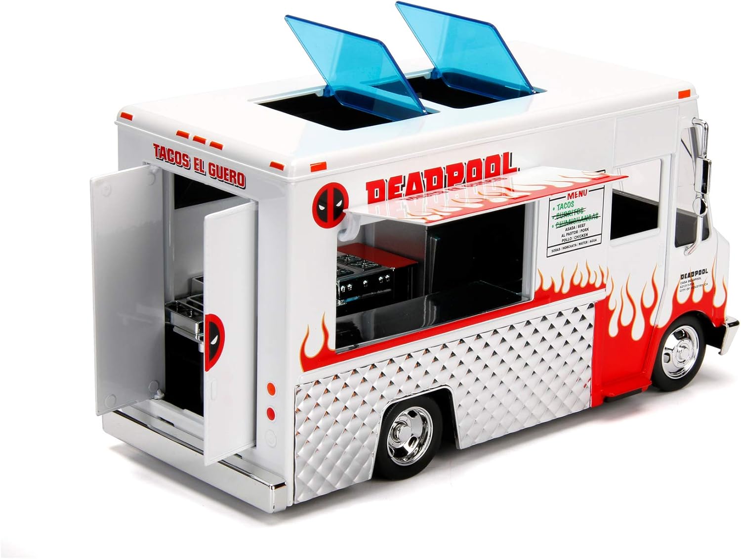 Jada 253225000 Marvel Deadpool Food Truck 1:24-4