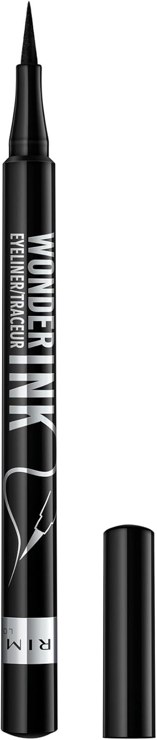 Rimmel Wonder'Ink Liquid Eyeliner, Black, 1 ml-0