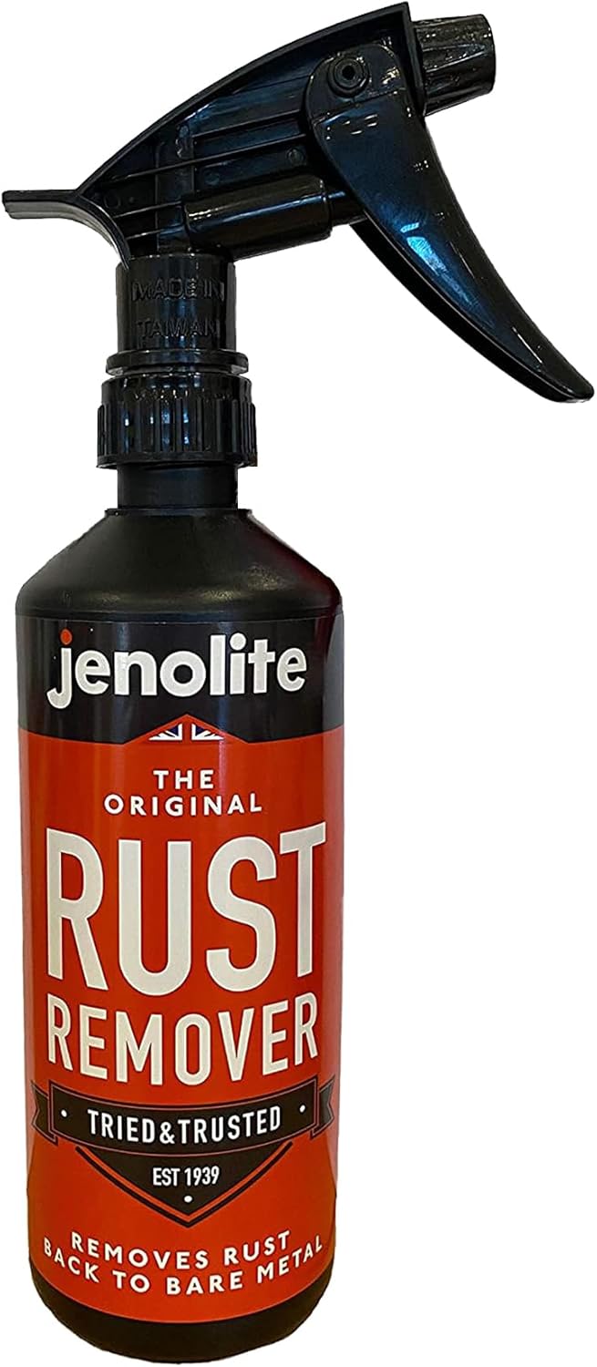 JENOLITE Rust Remover Trigger Spray | Easy Application | Fast Acting Rust Treatment | Removes Rust Back To Bare Metal | 500g-0