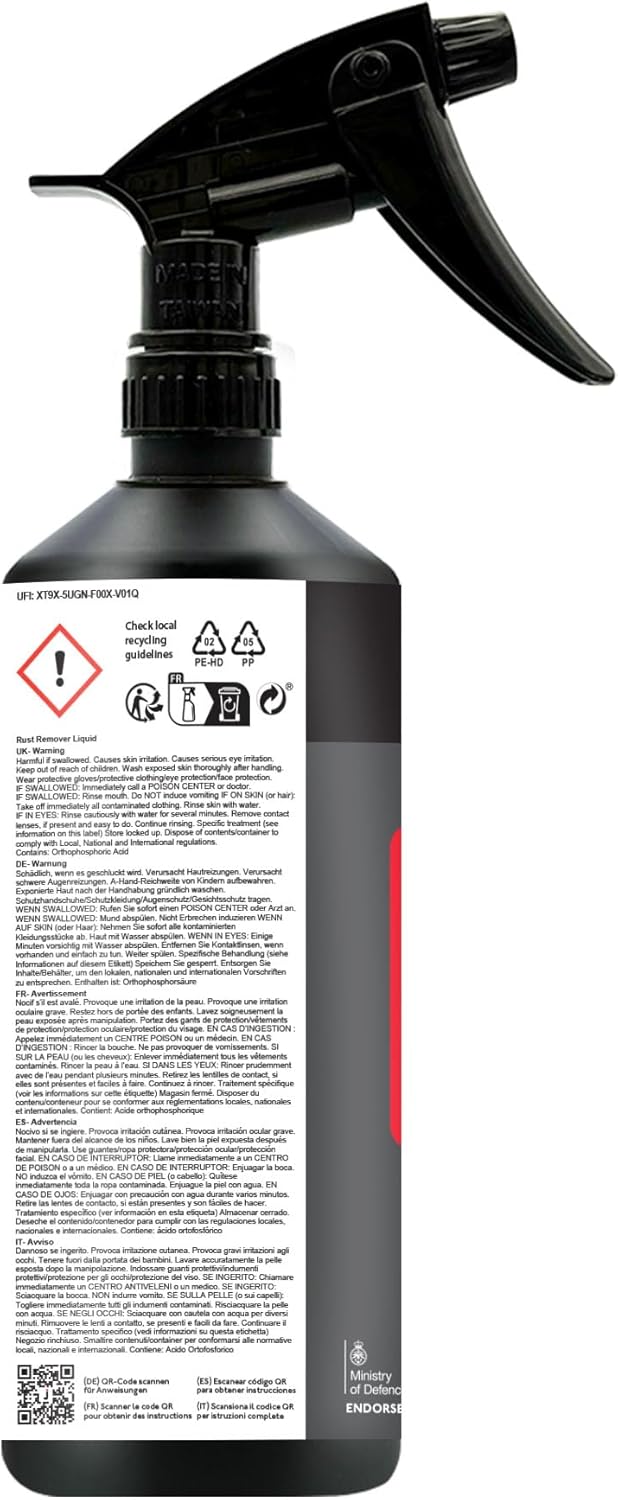 JENOLITE Rust Remover Trigger Spray | Easy Application | Fast Acting Rust Treatment | Removes Rust Back To Bare Metal | 500g-3