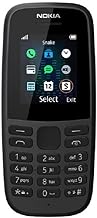 Nokia 105 (4th Edition) all carriers 1.77 Inch UK SIM Free Feature Phone (Single SIM) – Black