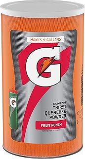 Gatorade Thirst Quencher Powder, Fruit Punch, oz Canister