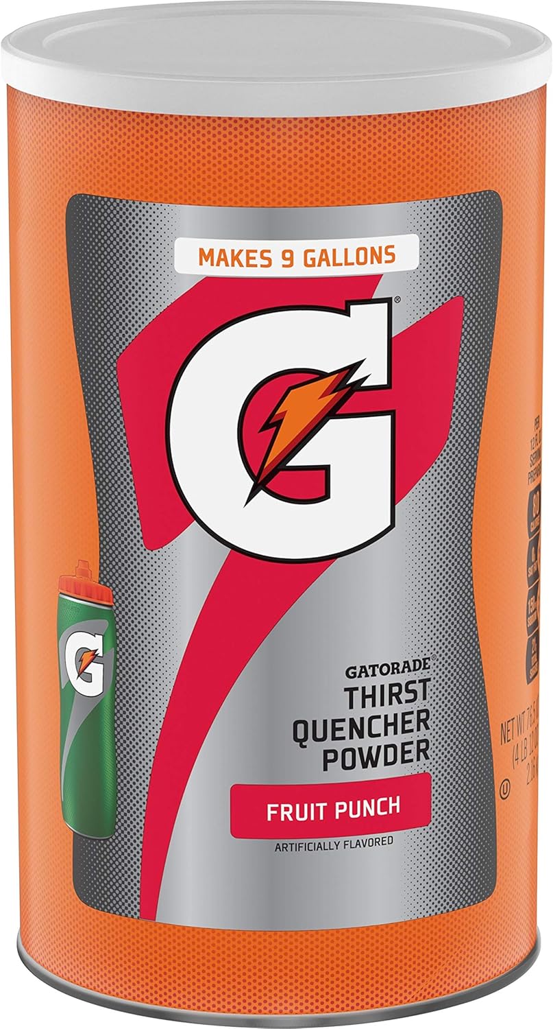 Gatorade Thirst Quencher Powder, Fruit Punch, oz Canister-0