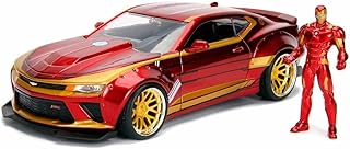 MARVEL IRONMAN 2016 CHEVY CAMARO SS 1:24 SCALE DIE-CAST CAR