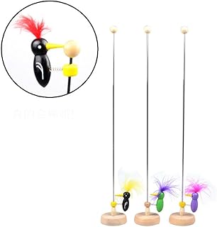 Ogquaton Interesting Toy Woodpecker Pole Toy Toddle Baby Early Educational Cute Woodpecker Pole Pecking Sliding Toy Gift Novelty Gag Toys Practical and Useful Convenient and Practical