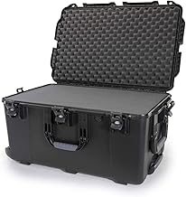 Nanuk Wheeled Series 965 Lightweight NK-7 Resin Waterproof Hard Case with Foam Insert, Black