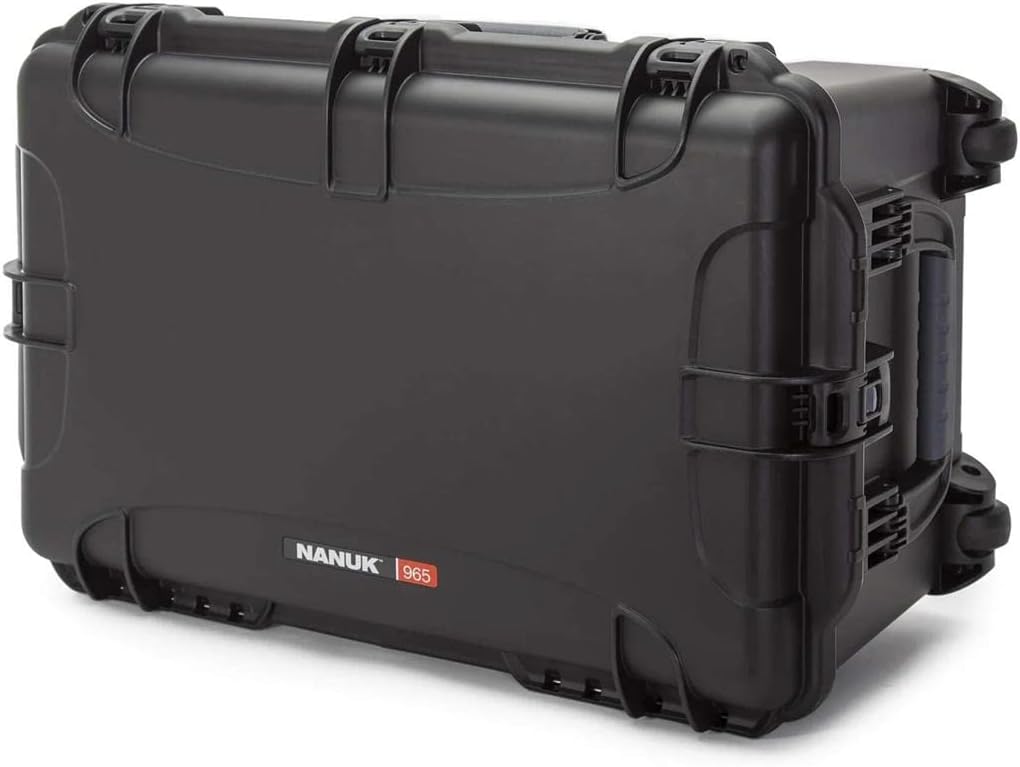 Nanuk Wheeled Series 965 Lightweight NK-7 Resin Waterproof Hard Case with Foam Insert, Black-1