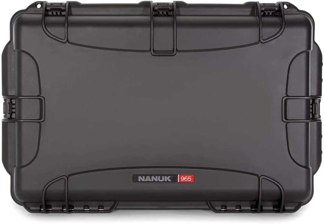 Nanuk Wheeled Series 965 Lightweight NK-7 Resin Waterproof Hard Case with Foam Insert, Black-2