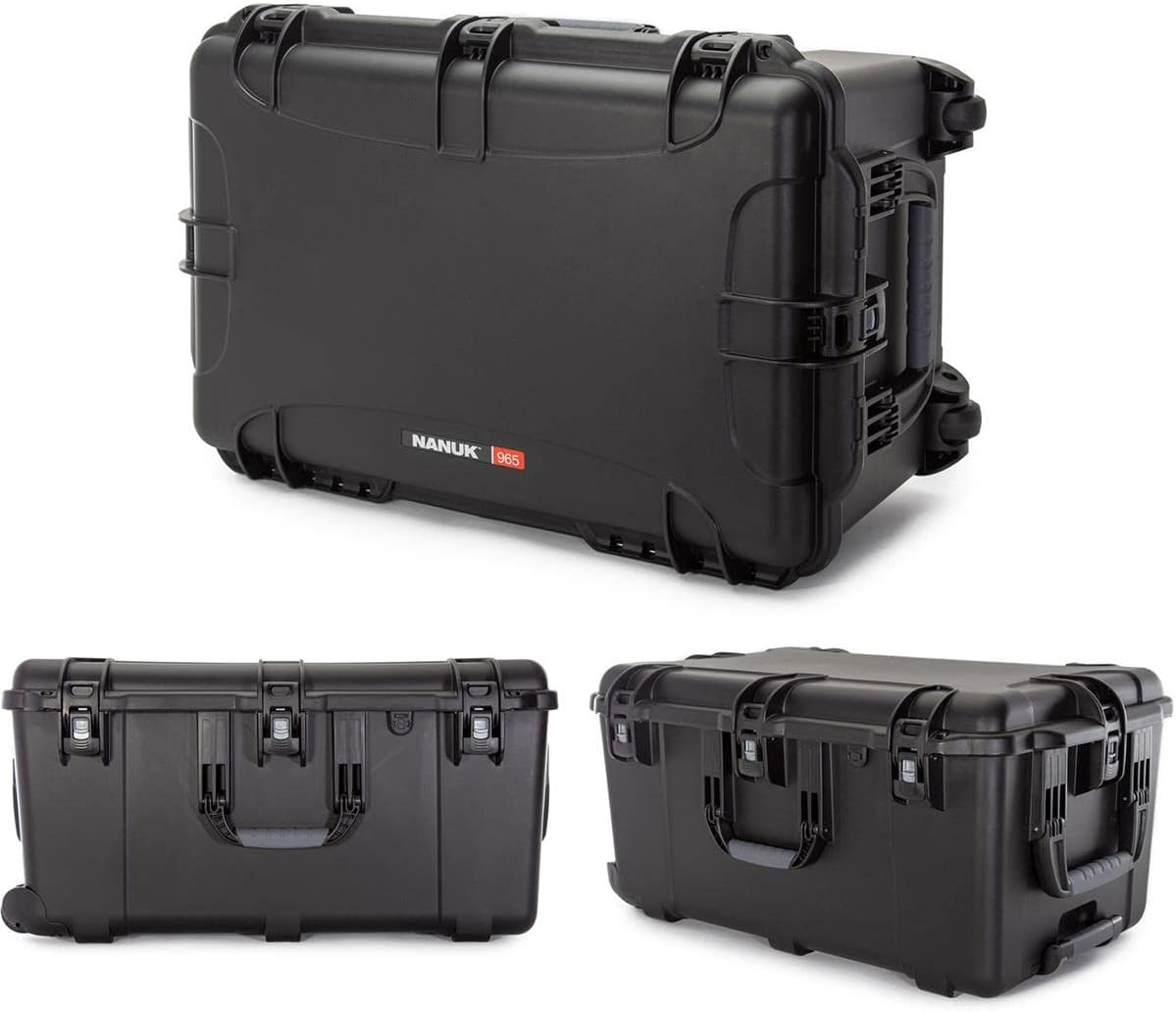 Nanuk Wheeled Series 965 Lightweight NK-7 Resin Waterproof Hard Case with Foam Insert, Black-6