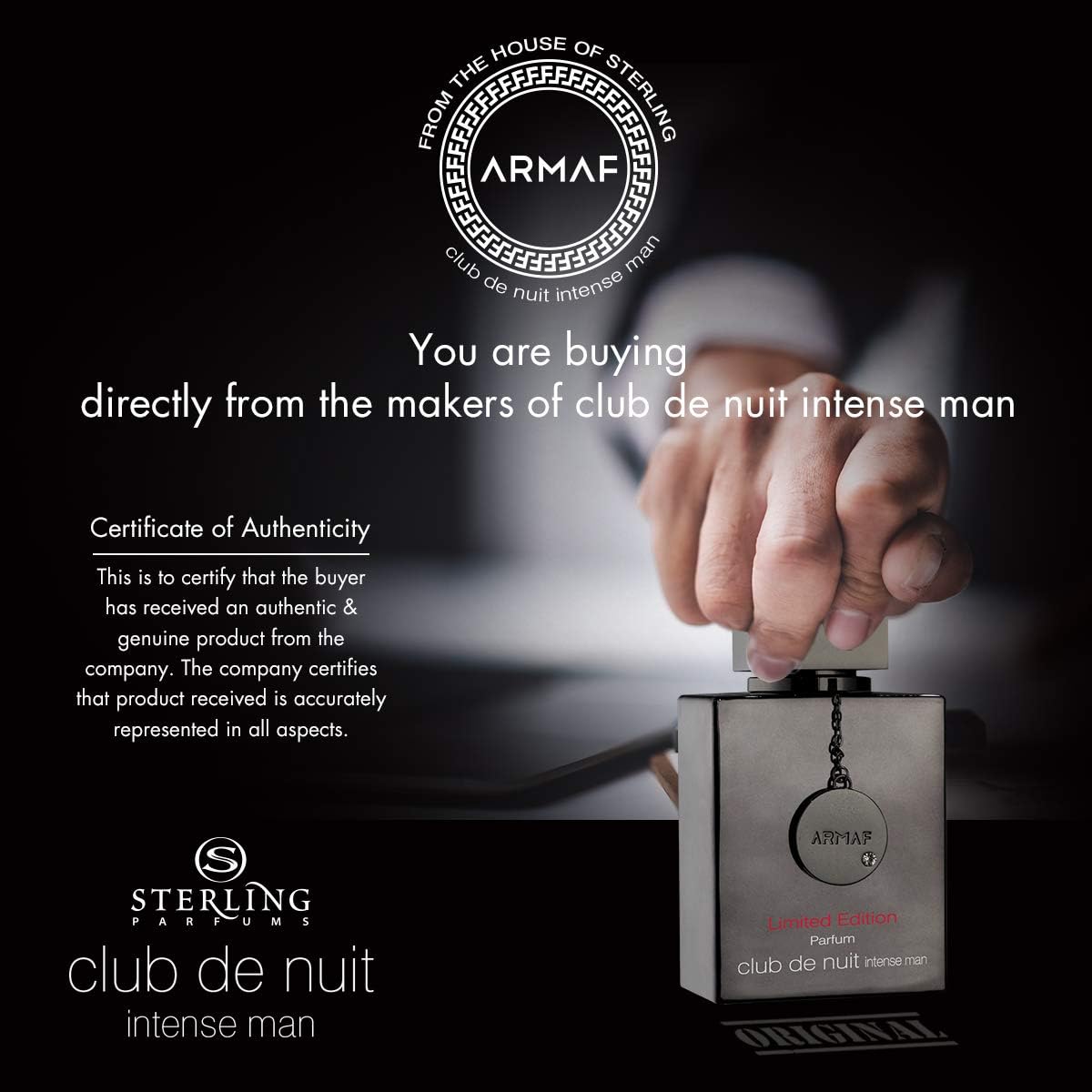 ARMAF Club De Nuit Intense Man Limited Edition Pure Parfum, 105ml-4