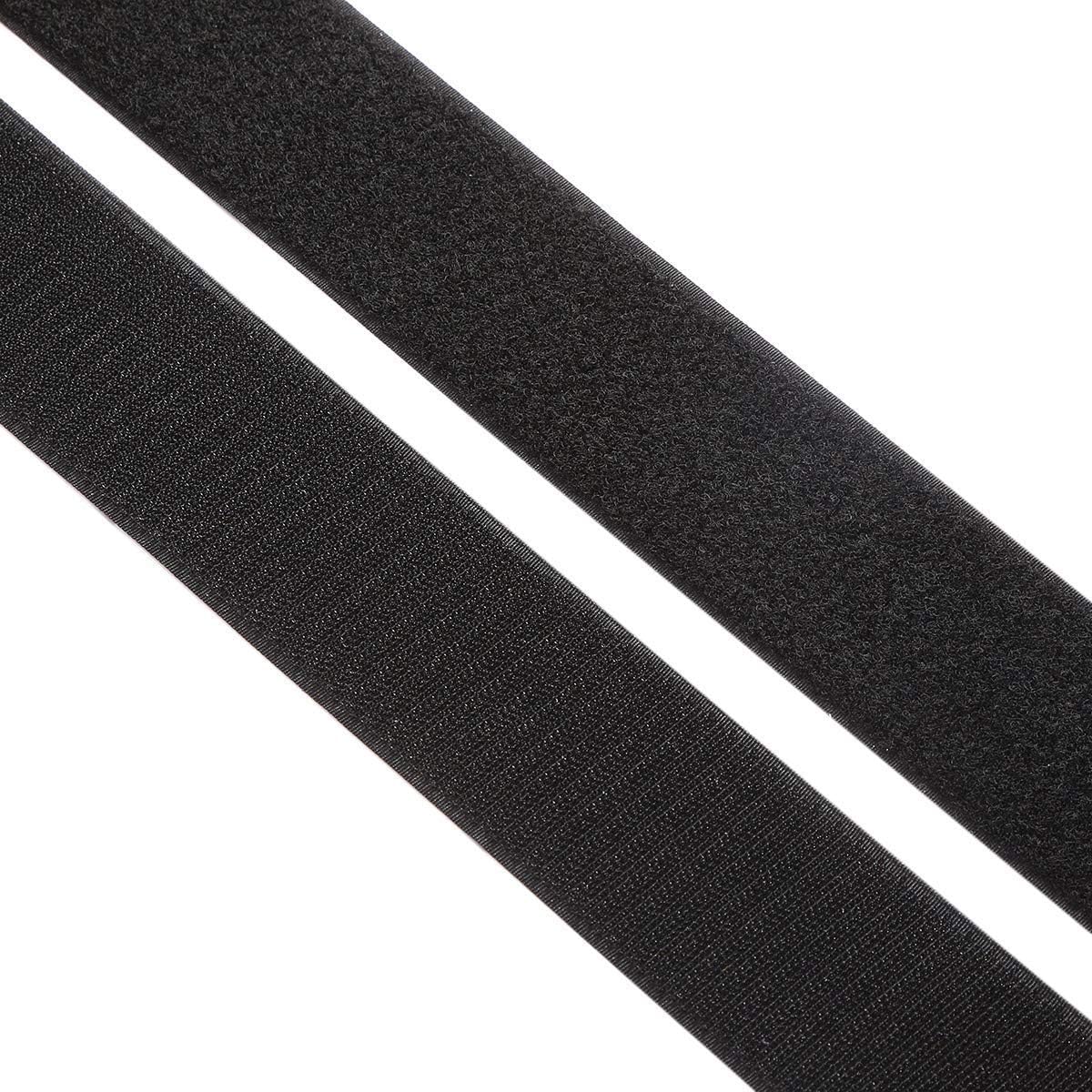 On1shelf® Self-Adhesive Hook and Loop Tape (100MMX2M, Black)-1