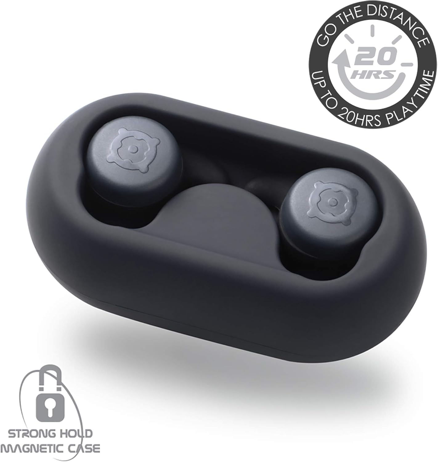 Boompods Boombuds X True Wireless Earbuds - Bluetooth Earphones, In Ear Wireless Headphones with Microphone, Ear Buds with IPX6 Waterproof Rating, 4 Hours Playtime, Graphite-4