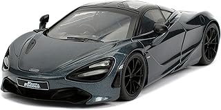 Jada FAST & FURIOUS HOBBS & SHAW: SHAWS MCLAREN 720S 1:24 SCALE DIE-CAST REPLICA CAR,Black