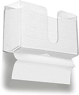 HIIMIEI Paper Towel Dispenser Wall Mounted, Acrylic Paper Towel Holder, Hand Towel Dispenser for Folded Hand Towels, Perfect for Kitchen, Bathroom, Restaurants