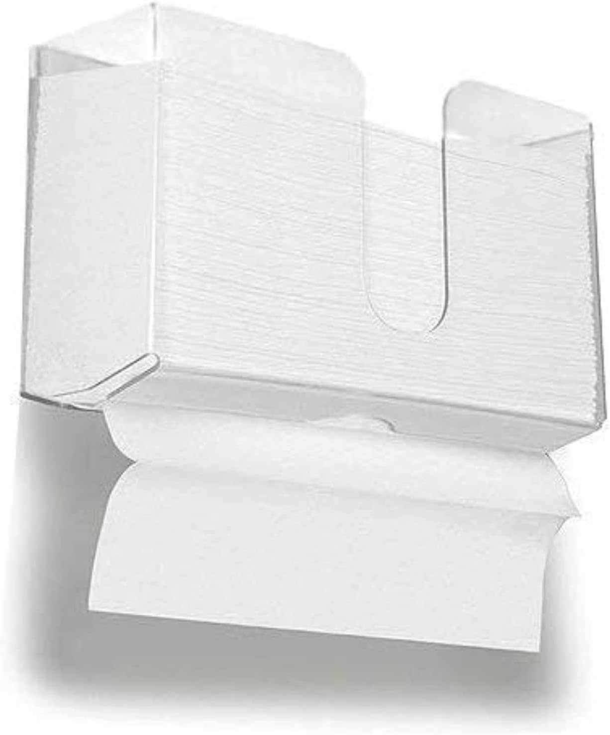 HIIMIEI Paper Towel Dispenser Wall Mounted, Acrylic Paper Towel Holder, Hand Towel Dispenser for Folded Hand Towels, Perfect for Kitchen, Bathroom, Restaurants-0