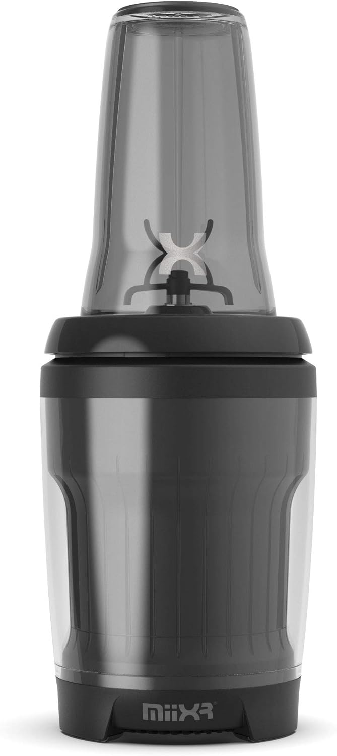 Promixx MiiXR X7 Smoothie Blender - with Performance Nutrition Protein Mixer X-Blade - Highly Efficient 700W - 7 Piece Set - Black-6