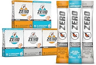 Gatorade Zero Powder, 3 Flavor Variety Pack, 50 Count