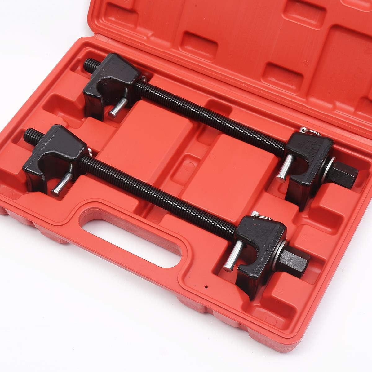 KATSU Coil Spring Compressor with Safety Pins for Cars Vans Auto Suspension Shock Absorber Vehicle Struts Removal Installation Clamps 450324-0