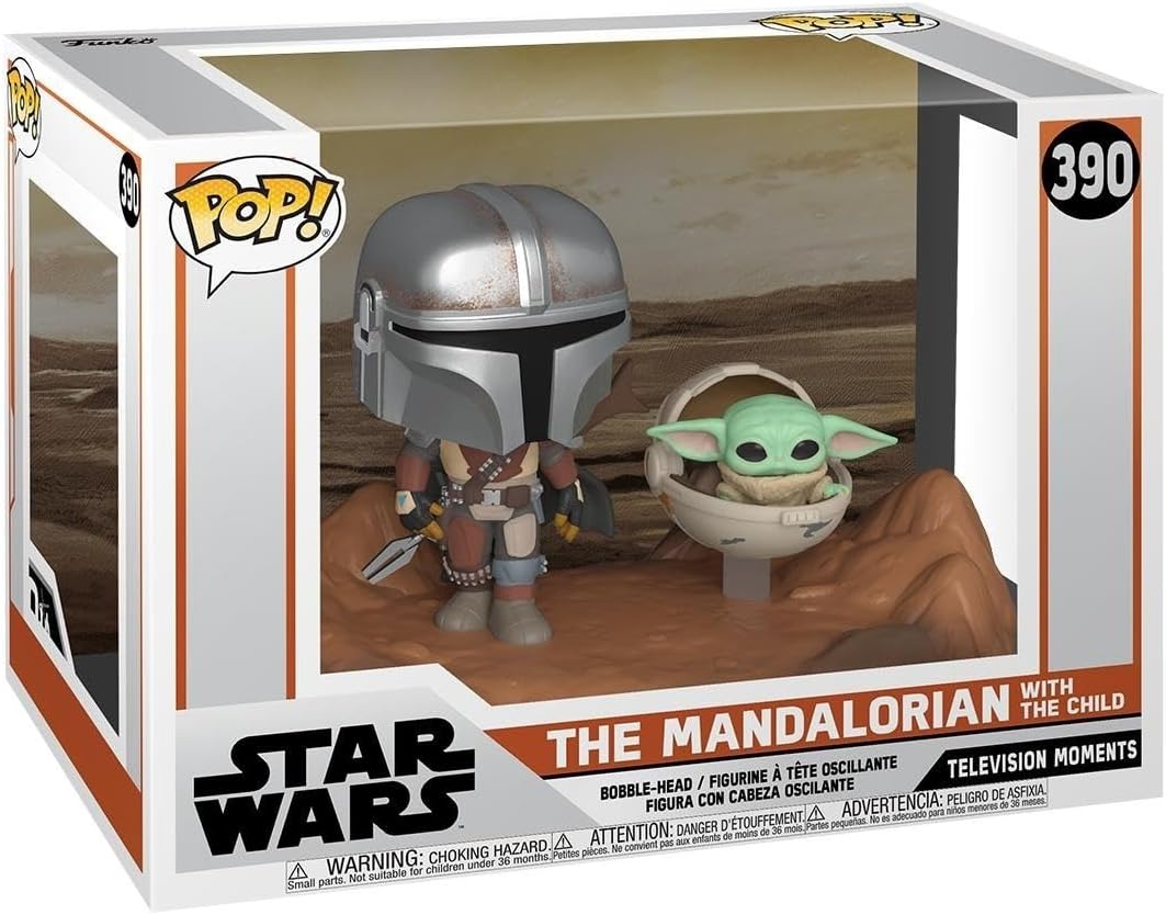 Funko Pop! Moment: Star Wars: the Mandalorian and Grogu (the Child, Baby Yoda) - (Grogu (the Child, Baby Yoda), Baby Yoda) - Collectable Vinyl Figure - Gift Idea - Official Merchandise - TV Fans-0